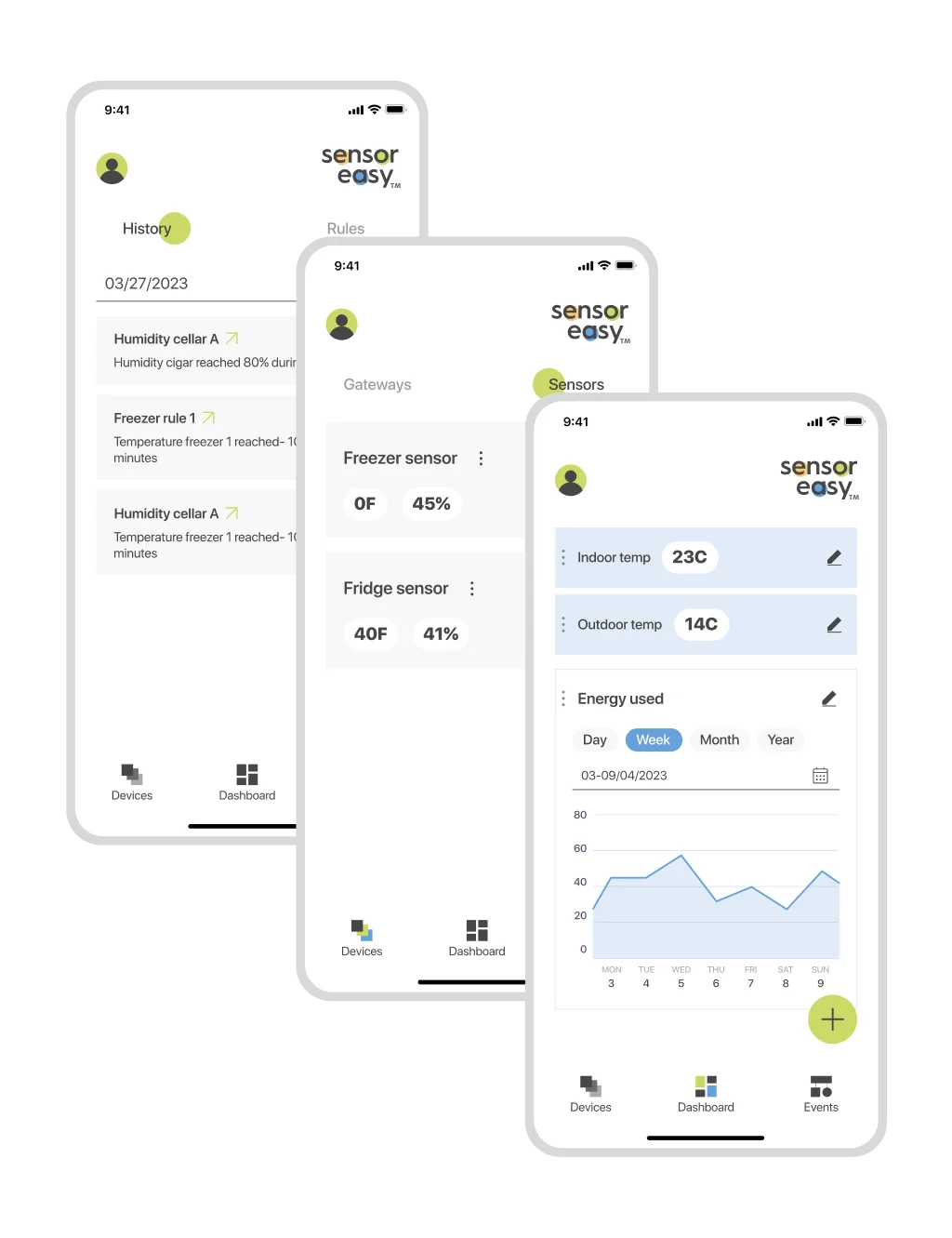 Application mobile Sensor Easy